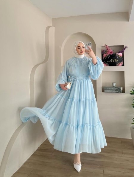 فستان شوفون