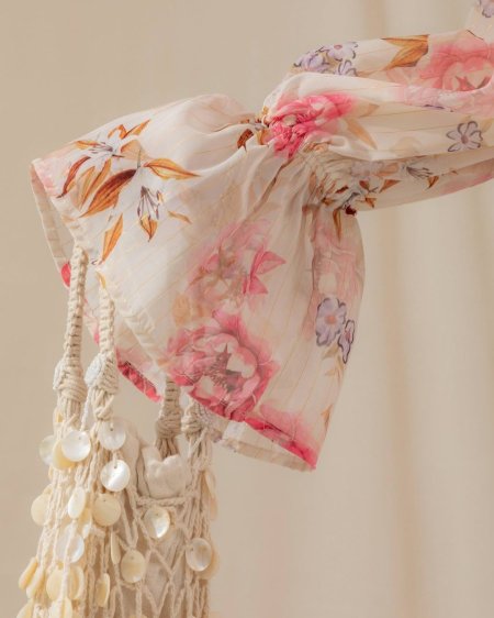 فستان شوفون مبطن